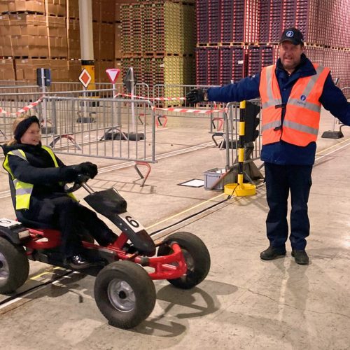 Naar het verkeerspark