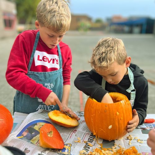 Voorbereiden voor Halloween