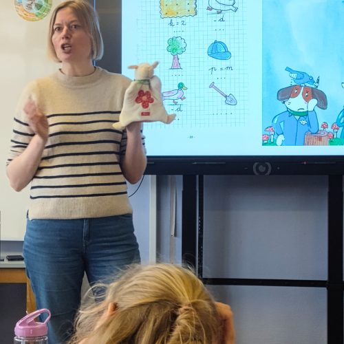 Reine De Pelseneer op bezoek